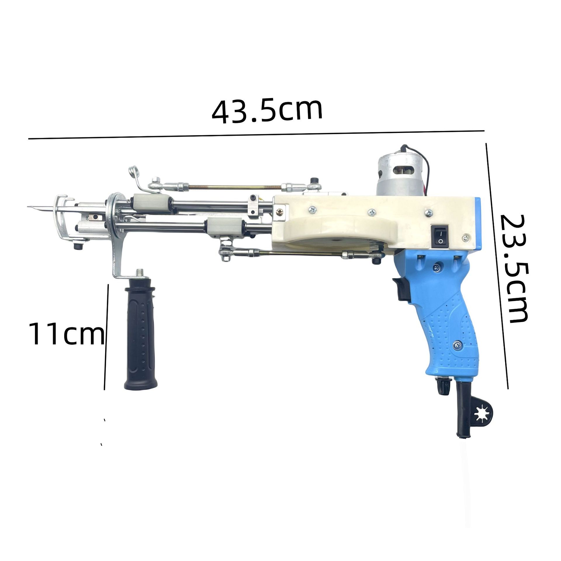 40mm Tufting Gun Cut Pile Loop Pile Carpet Loom Carpet Gun Tufting Gun Electric Needle Long Pile 45Mm355M