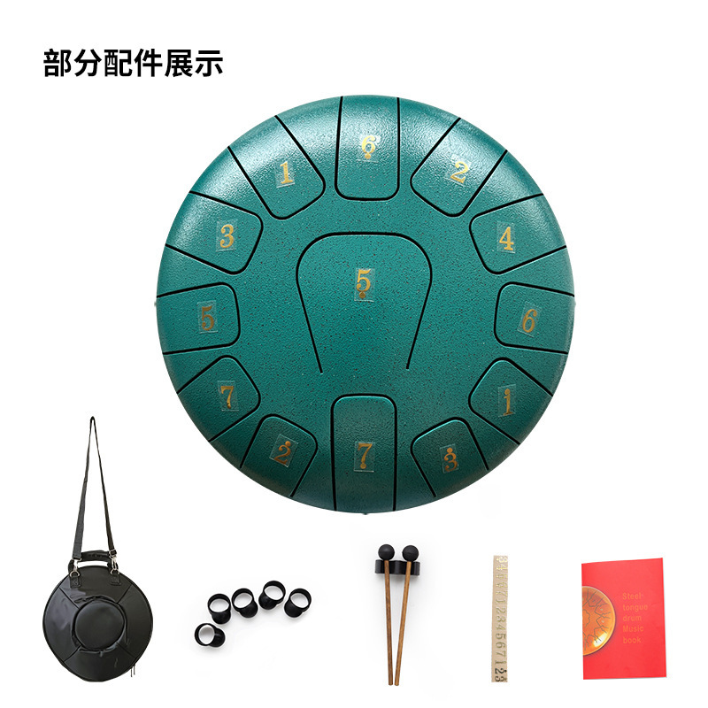 6-Inch 14-Inch 15-Tone Ethereal Drum Steel Tongue Drum Professional-Grade Adult and Children's Hand Drum Percussion Instrument Manufacturer