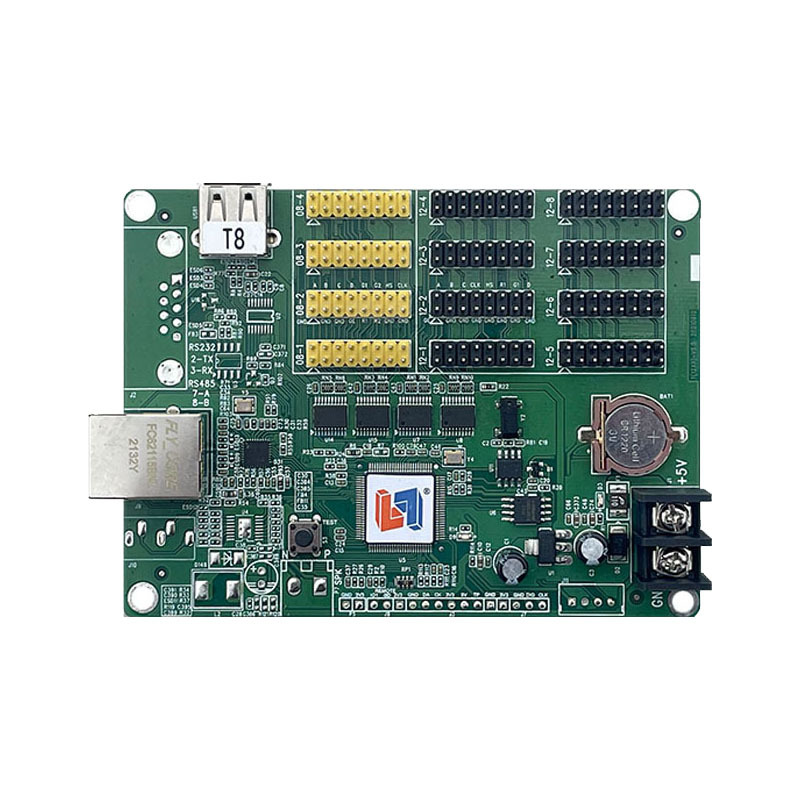 Lingxin LS-T8 NeTwork PorT U Disk MoTherboard Indoor Single and Double Color led Display Scrolling Word AdverTising Screen ConTrol Card