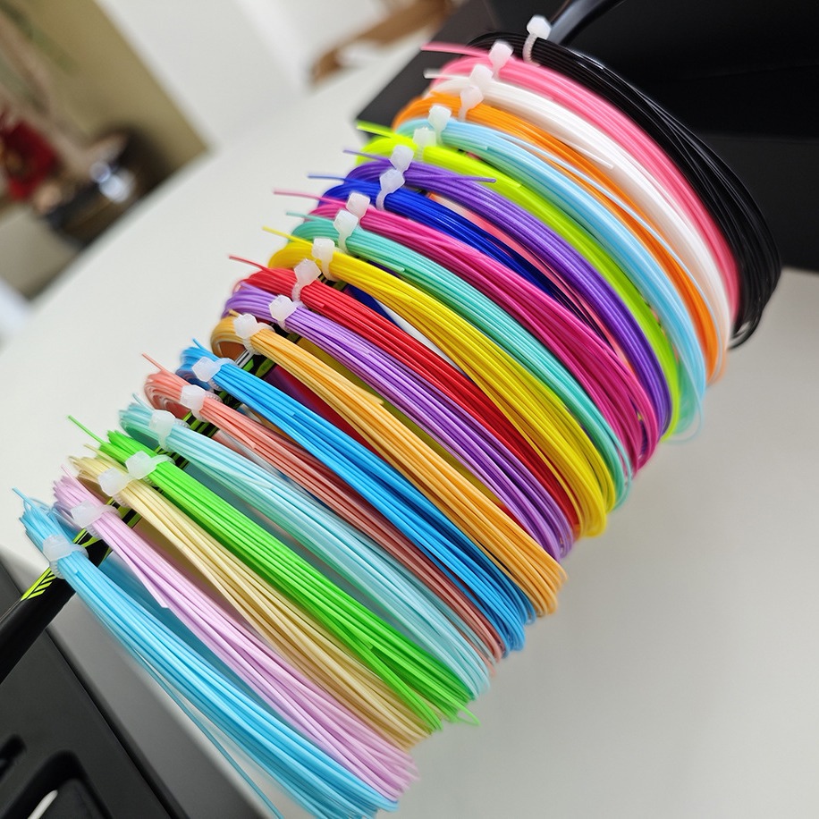 Бадминтонная струна 65 сетка 0.7мм 30 фунтов сопротивление высокая эластичность оптовая линия для тренировок бадминтонной ракетки