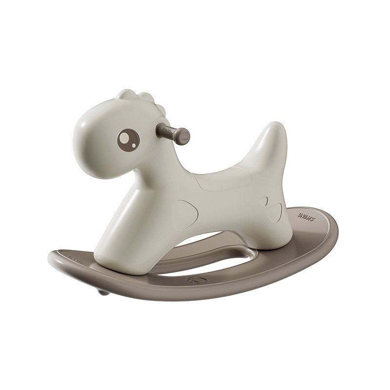 Zhibishu Kidsren's Rocking Horse Baby Toy Yo-Yo Car Small Wooden Horse Baby Kidsren's One-Year-Old Gift Baby Toy