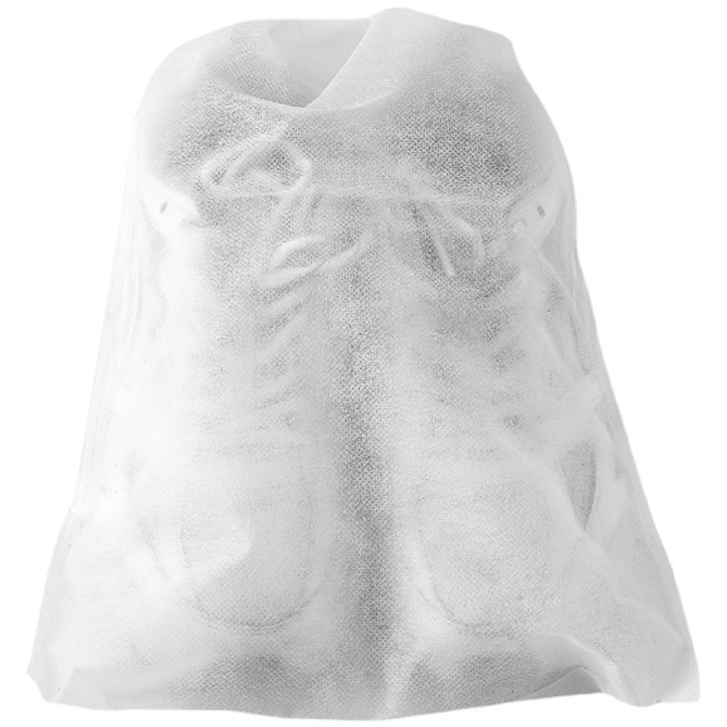 Non-woven Shoe Bag Drawstring Storage Bag Bevel Shoes Dust-proof Anti-yellow Drying Bag Travel Shoe Cover