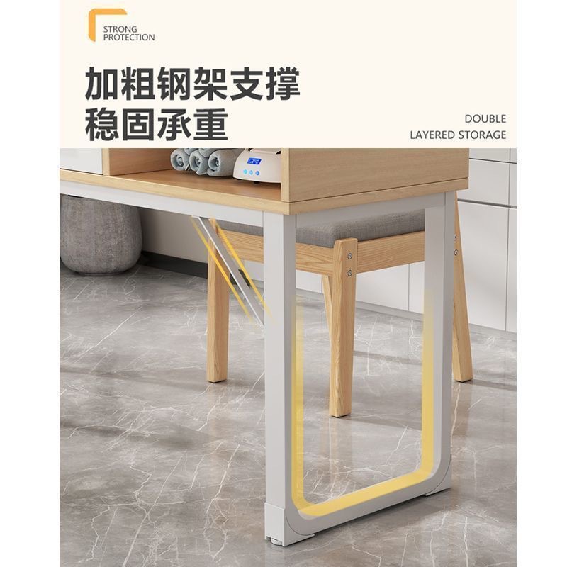 Manicure Table Manicure Shop Special Table and Chair suit Storage Cabinet Manicure Console Japanese Style Light Luxury Double Manicure Table