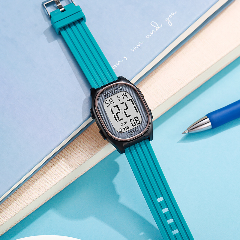 Cross-Border Foreign Trade Watch Men's Outdoor Sports Electronic Watch Luminous Waterproof Multi-Function Electronic Watch Factory Wholesale