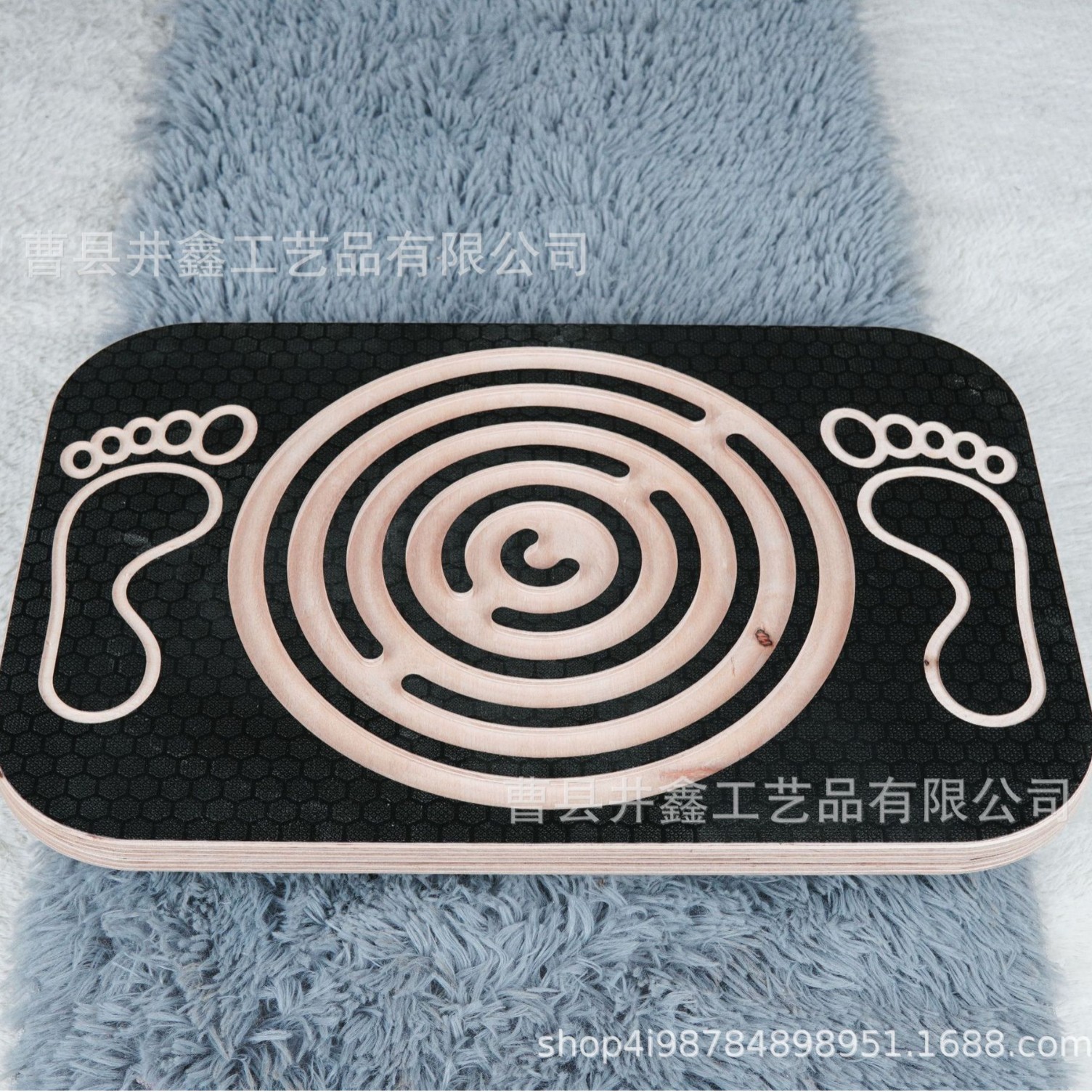In-Stock Fun Wooden Maze Balance Board for Home Exercise, Solid Wood Balance Board for Indoor Use