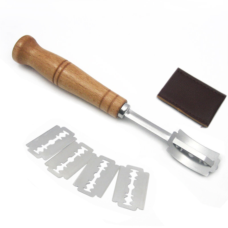 Baking Tools Bread Fermentation Basket suit Stainless Steel Flour Mixer Slicer Bread Cutter