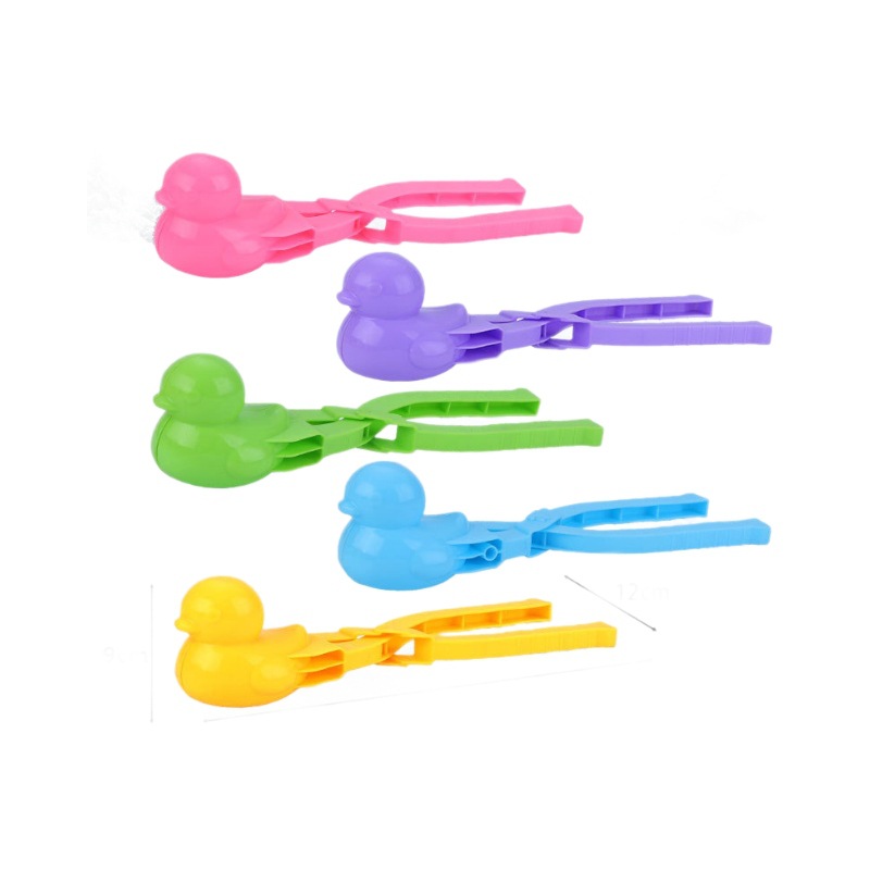 37cm children's snowball clip toy snow clip little duck clip snowball artifact winter snow tool snowball play