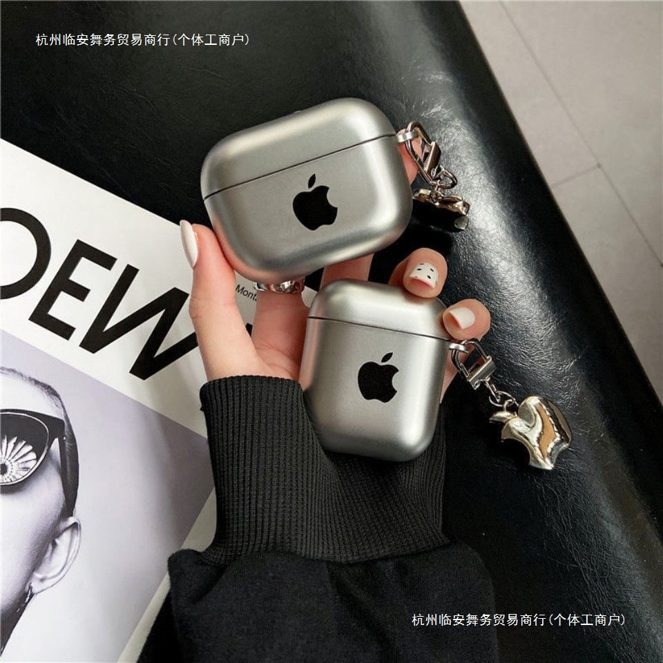 // Чехол для Bluetooth-гарнитуры Apple Matte Silver мягкий третьего поколения противоударный