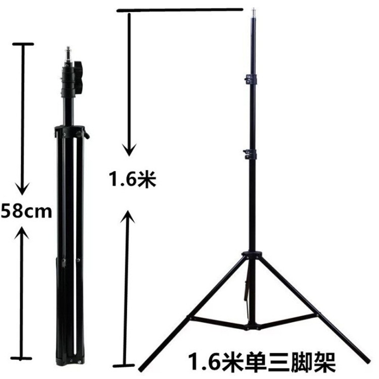2.1м штатив для телефона, крепление для заполнения света, термометр, утолщенный штатив для селфи и живых трансляций