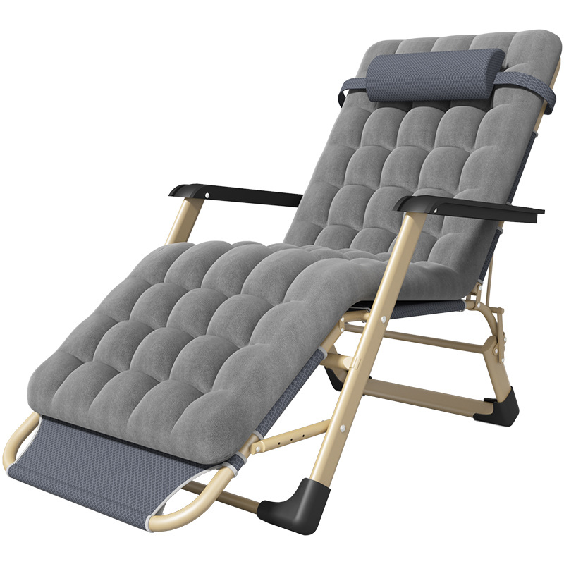 Folding Chair Single Lunch Break Dual-use Recliner Office Nap Home Recliner Simple Portable Accompanying Chair Wholesale