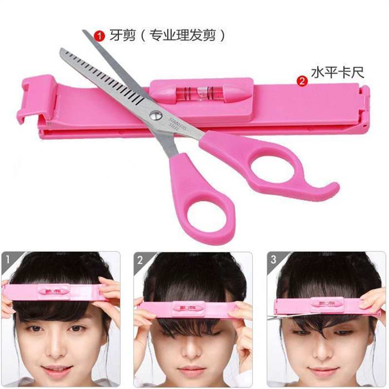 Barber Scissors, Hairdressing Scissors, Professional Dental Scissors, Bangs Artifact, Home-cut Hair Scissors Set, Pink