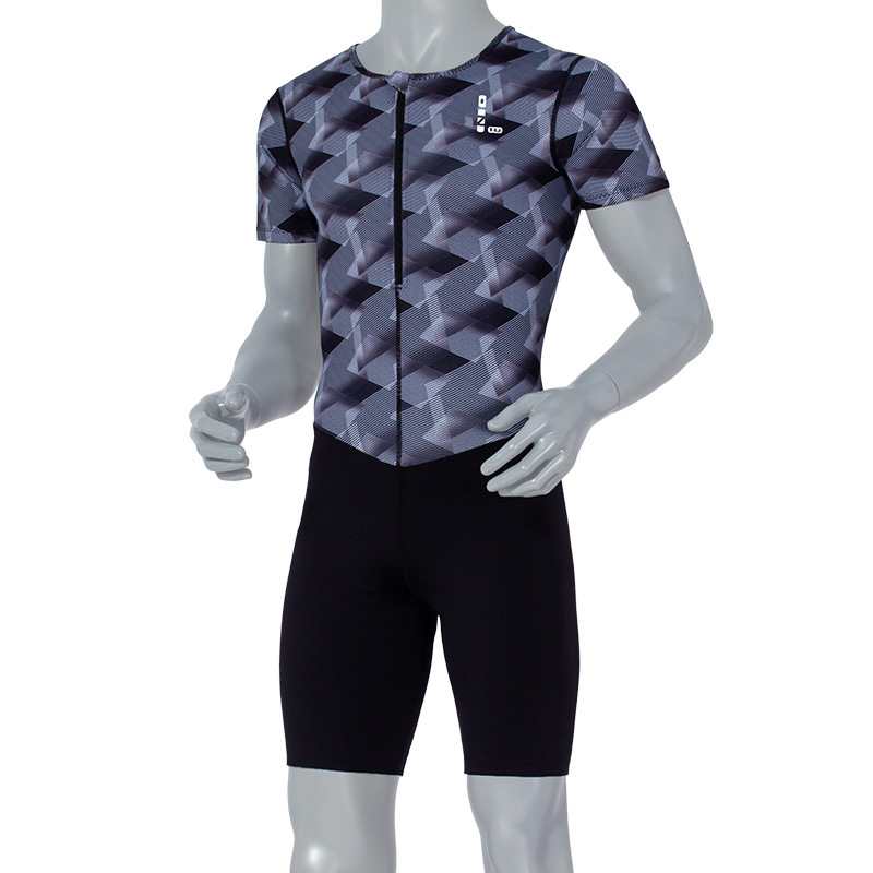 Zero resistance primary and secondary school students physical examination test track and field clothing men's sprint relay training competition tight jumpsuit