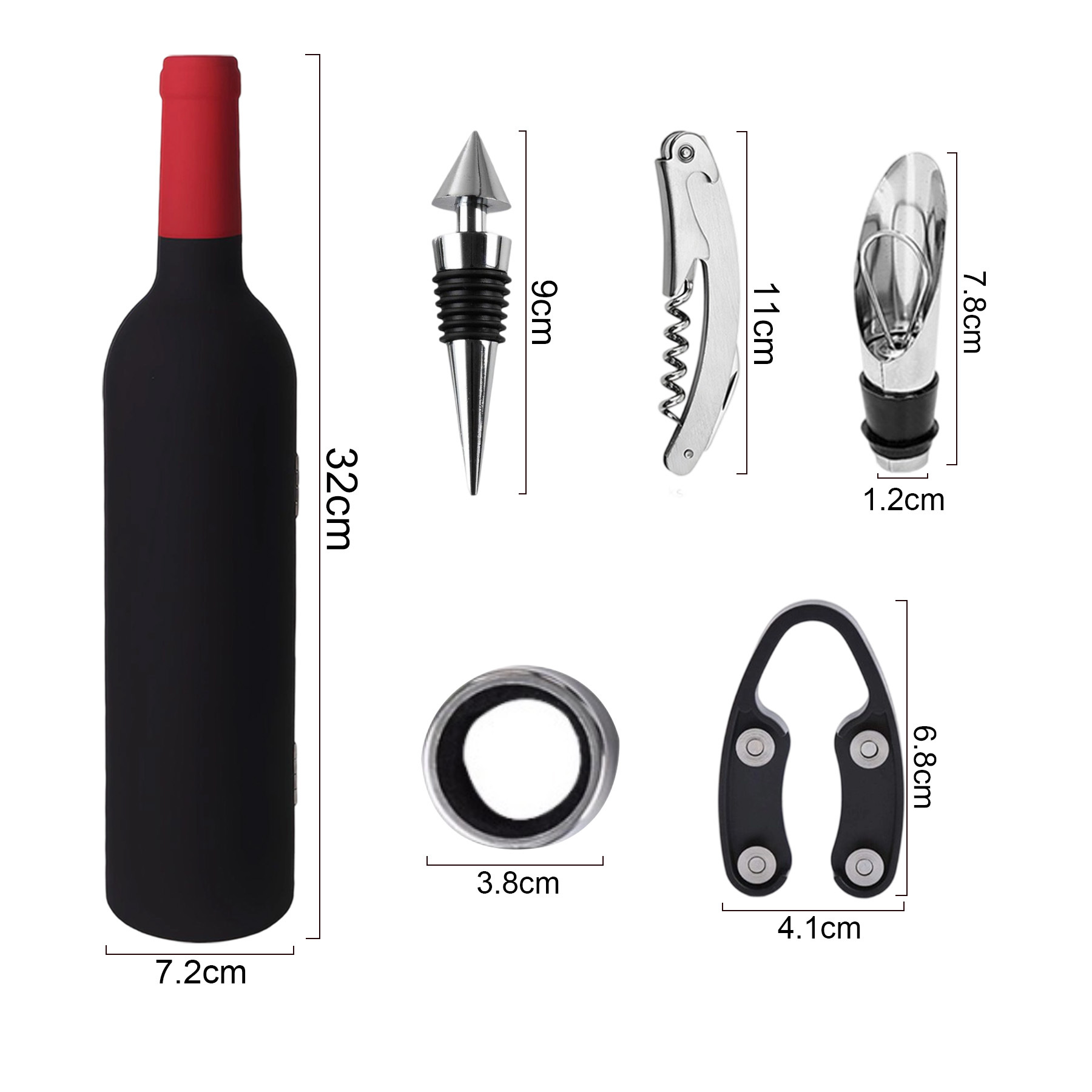 Spot Large Wine Bottle Red Wine Bottle Opener Tool Multi-Functional Wine Opener Household Tool Set
