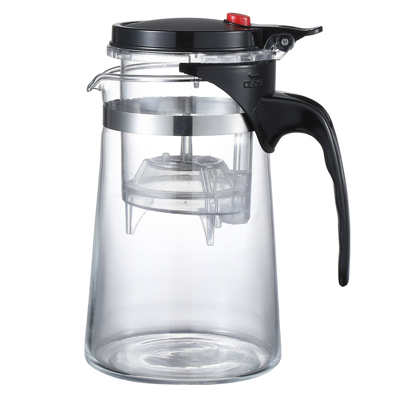 Piaoyi Cup removable and washable teapot heat-resistant filter teapot suit glass tea set gift Cup printable LOGO wholesale