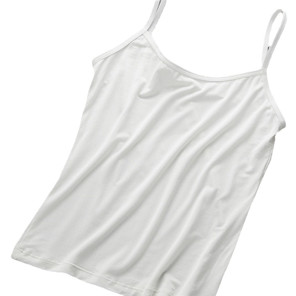 [10 PCs] milk silk camisole women's summer bottoming shirt Women's versatile collar casual small sling wholesale