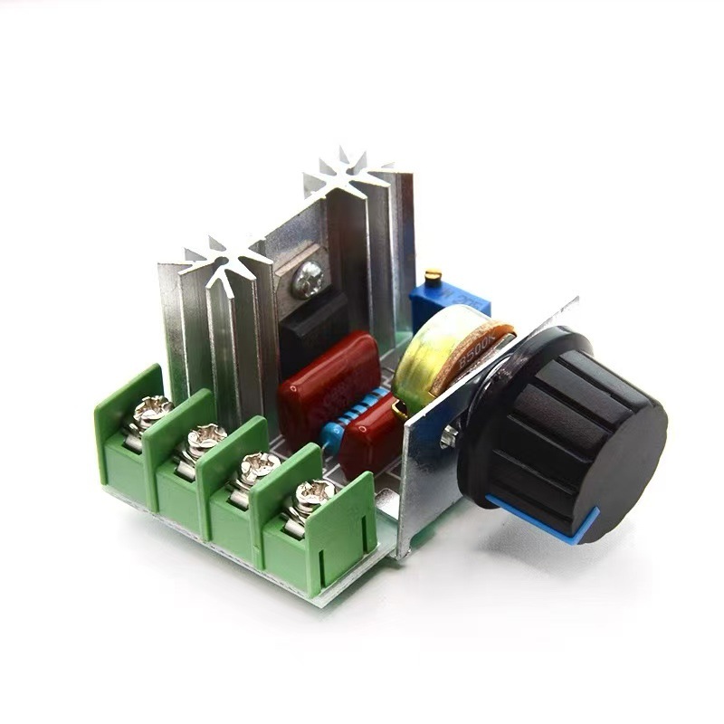 2000Вт регулируемый кремниевый высокомощный электронный регулятор напряжения, диммирование, регулировка скорости, регулировка температуры