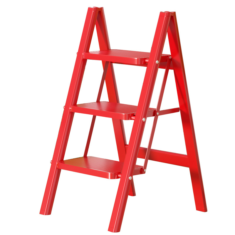 Ladder for Home Use, Foldable, Telescopic, Small, Portable, Enlarged, Thickened, Multifunctional, for Climbing Stairs, Flower Stand Ladder