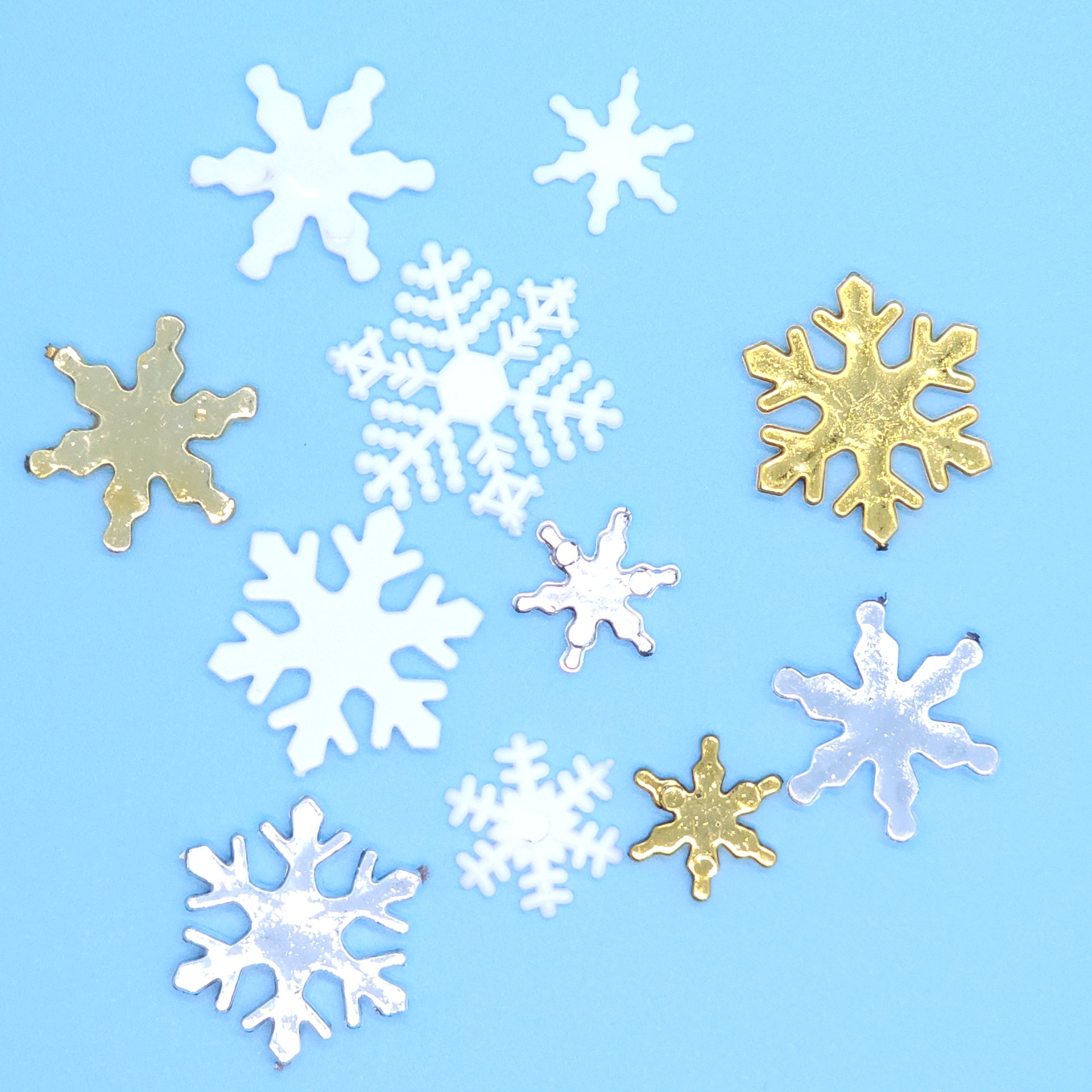 Рождественское украшение белая электроплазменная золотая и серебряная снежинка, подвеска для ёлки, оптовая продажа в различных спецификациях