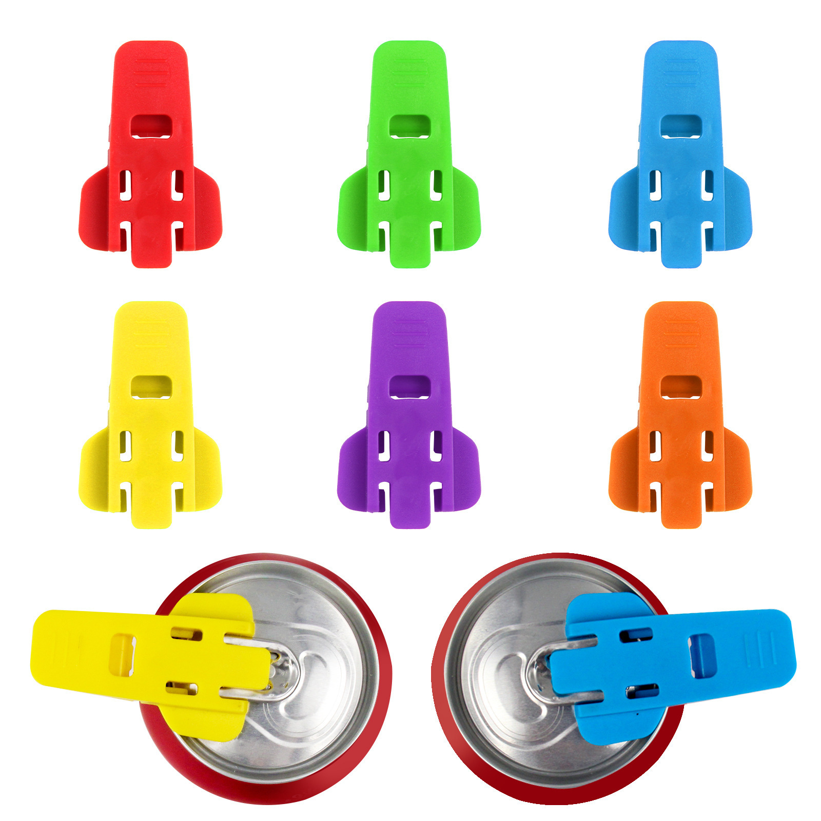 Handheld Beverage Bottle Opener Cross-Border Easy Can Opener Beer and Cola Simple Sealing Dust-Proof Can Opener