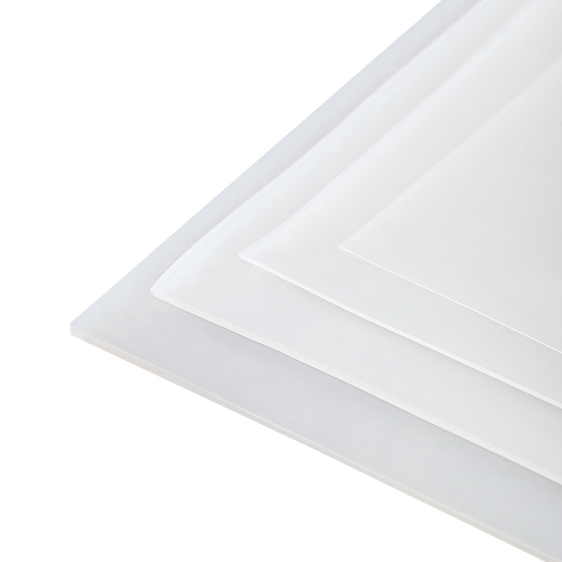 Wholesale Supply White Translucent Silicone Pad High Temperature Resistance High Elasticity Soft Flange Washer Roll Silicone Sheet