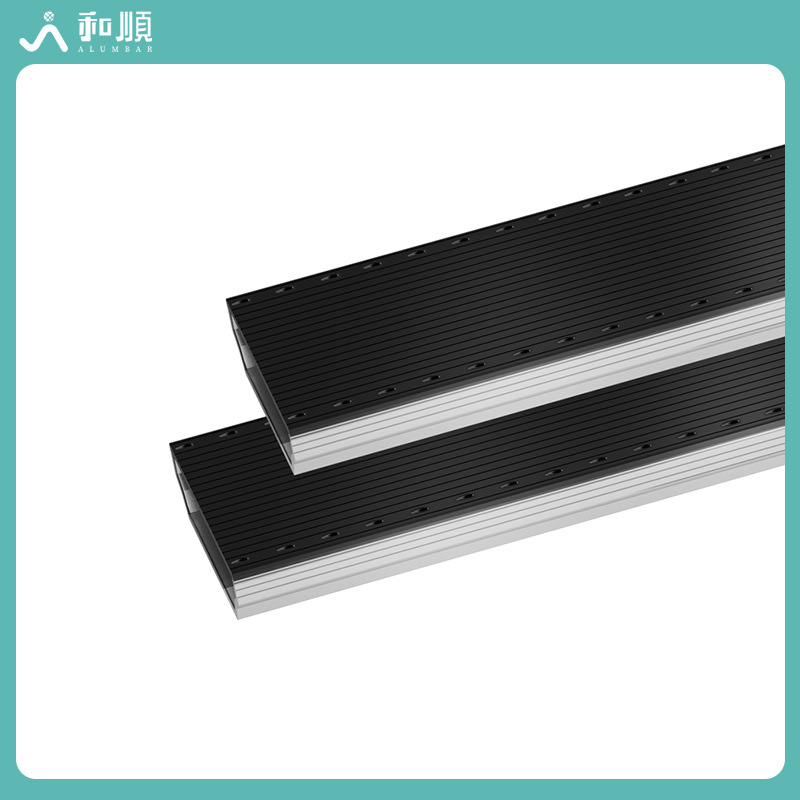 Double Glass Freezer Aluminum Strip System Door and Window Aluminum Partition Strip Fluorocarbon Spray Paint Black Hollow Glass Aluminum Partition Strip