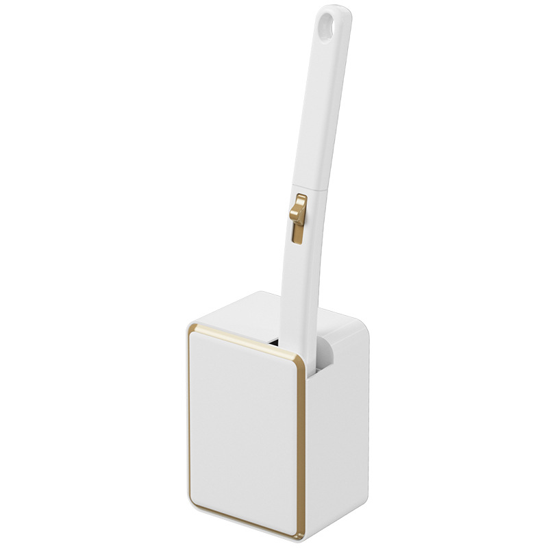 Wall-Mounted Toilet Brush Set Dissolving Replacement Head Toilet Cleaning Brush Household No Dead Corner Disposable Toilet Brush