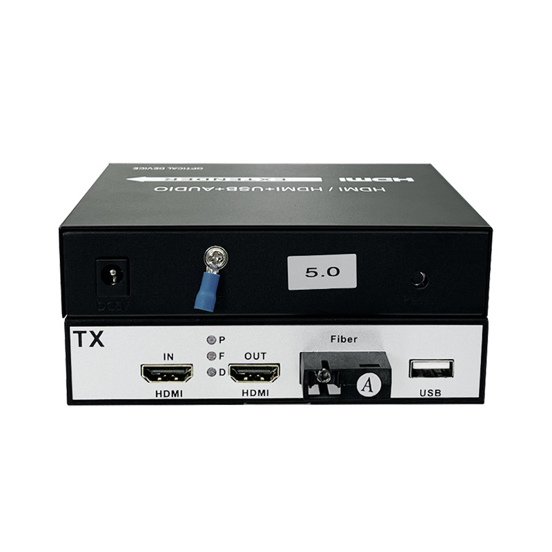 HDMI video optical transceiver audio and video optical fiber extender HDMI USB with ring out audio HD converter