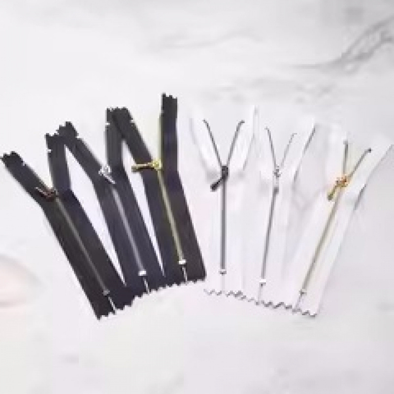 No. 0 Zipper Metal Closed Tail Small Doll Zipper Bjd Toy Clothes Doll Clothing Small Decorative No. 0 Zipper