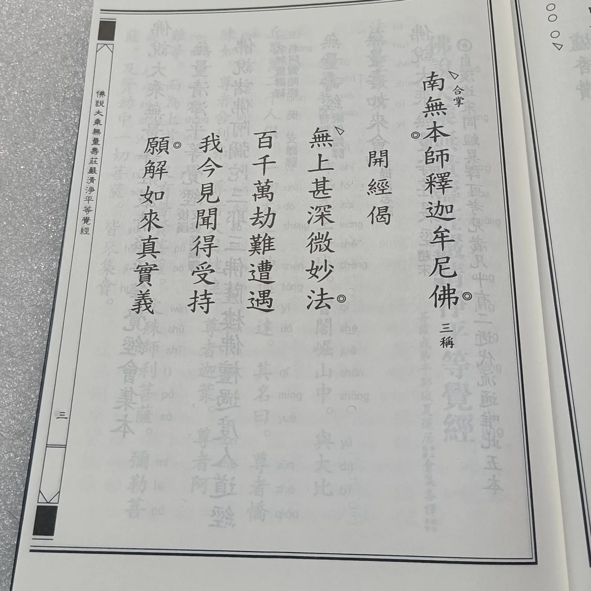 The Infinite Life Sutra Large Character Pinyin Vertical Board Traditional Chinese Reading and Recitation Edition Plastic-Sealed Xia Lianju Five Original Translations Collection 16 Large Books