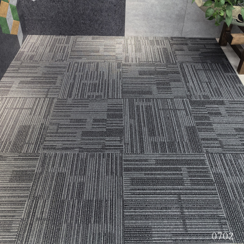 Huade Europe and America gray office office bank club square blanket spot 50cm patchwork carpet