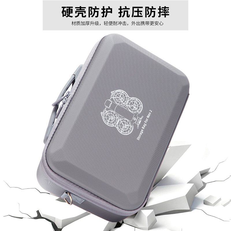 Suitable for Dji Neo2 Cosmetics Bag Dji Neo2 4K Handheld Drone Free Flight Cosmetics Box Backpack Cosmetics Bag