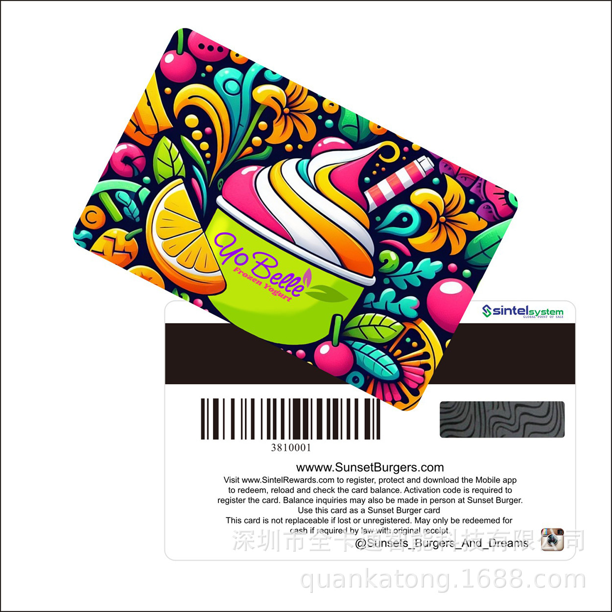 Manufacturer Customized Amazon Pvc Gift Barcode Card One Card One Code Qr Code Supermarket Membership Gift Card