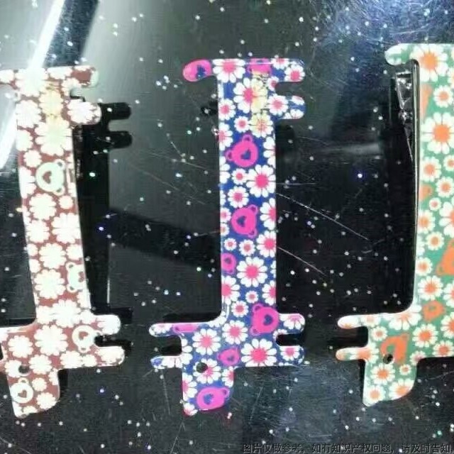 Provide Shoe Buckle Water Transfer Printing, Water Coating Processing, Customized Special Printed Shoe Flower Accessories Chengyew