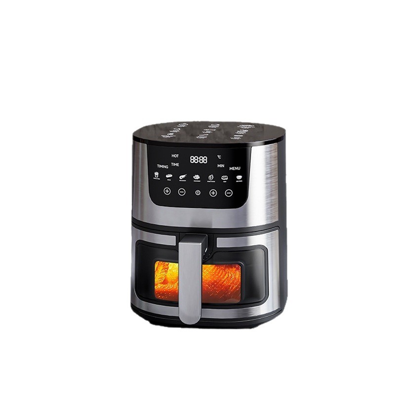 Russian Airfryer Air Fryer Household 7L Large Capacity Multifunctional Stainless Steel Electric Fryer British, American, European and Russian