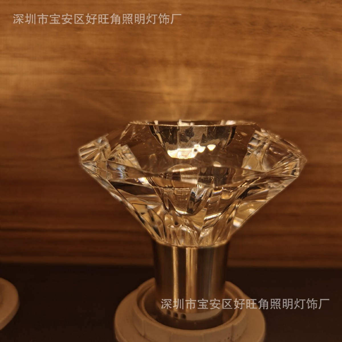 5W Light Luxury Acrylic Crystal Bulb Led Creative Art Atmosphere Casual Decorative Bulb Diamond Tip Bulb E27