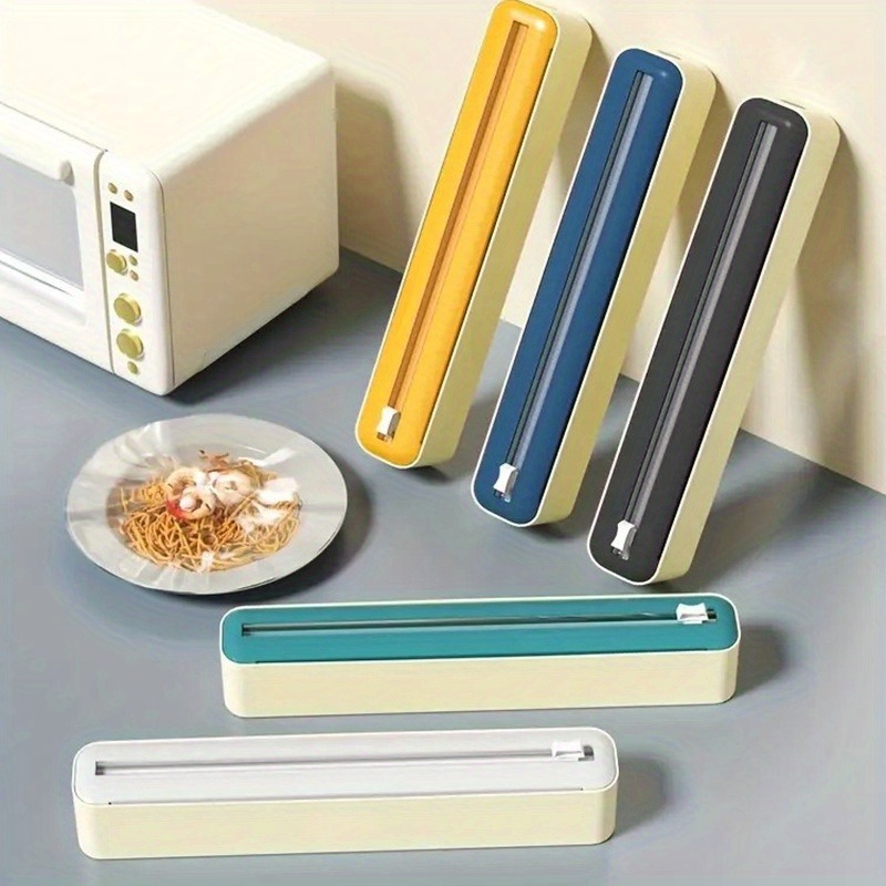 Cross-Border Plastic Wrap Cutter Kitchen Disposable Device Household Plastic Wrap Cover Special Food Cutting Box Artifact