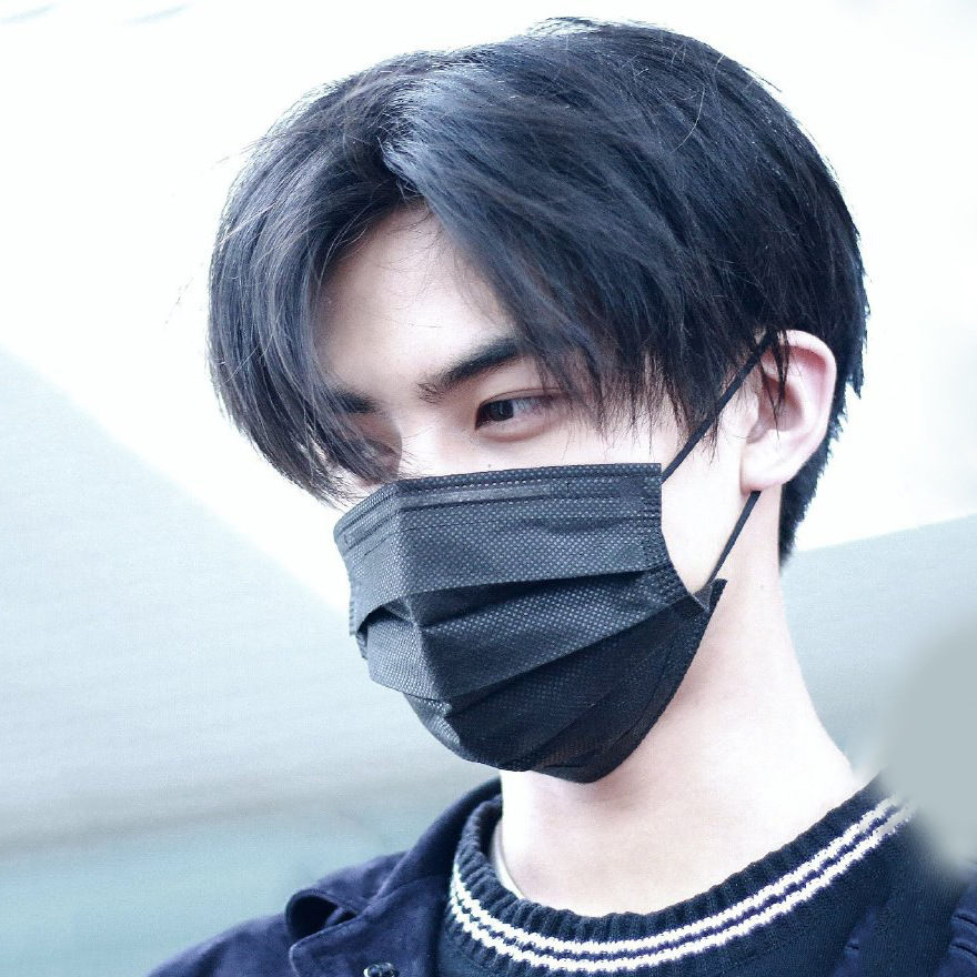 in stock net red wig with bangs and short hair naturally fluffy Korean men's wig factory supply a generation of hair