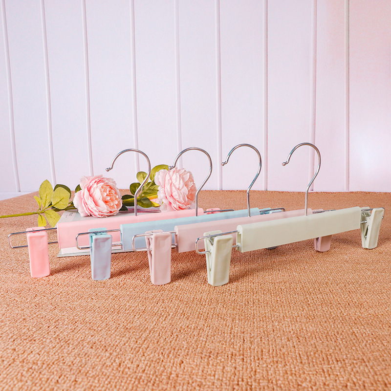 Pants Rack Clip Pants Special Storage Pants Rack Household Seamless jk Hanger Clothes Hanger Skirt Clip Drying Pants Clip