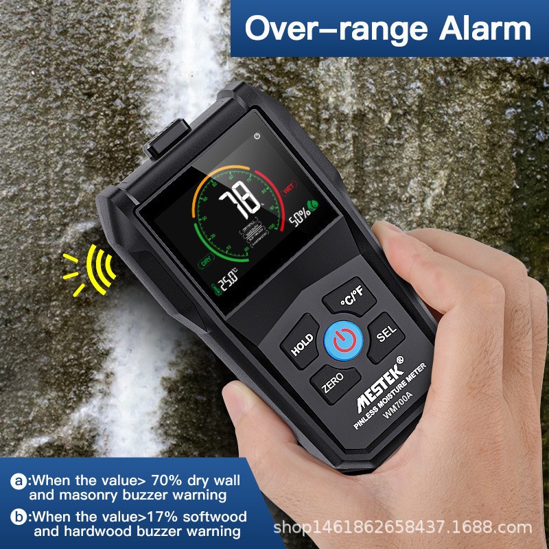 Внешняя торговля WM700A, бесконтактный детектор влажности древесины
