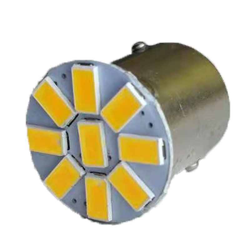 24V Truck Led Bulb 24052409 Single Tail Flat Foot Car 12V High Brightness Turn Signal Brake Reversing Light
