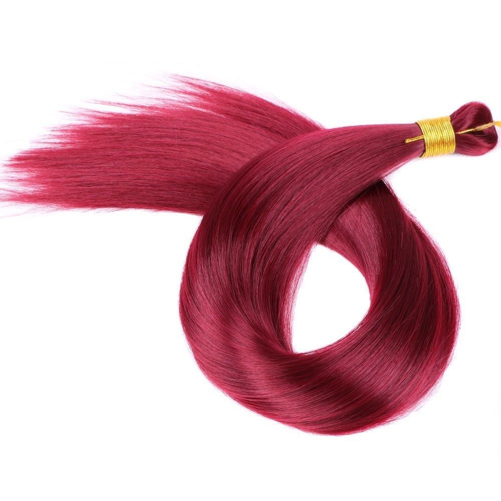 European and American Style Latin American Curly Straight Hair with Simulated Silk Soft Hair Extensions, Upgraded Silky Braids, Wig Braids