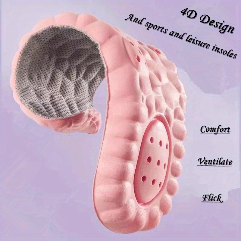 2026 Cross-Border New European and American 1 Pair of Women's Soft Elastic Breathable Insoles Cross-Border Dropshipping