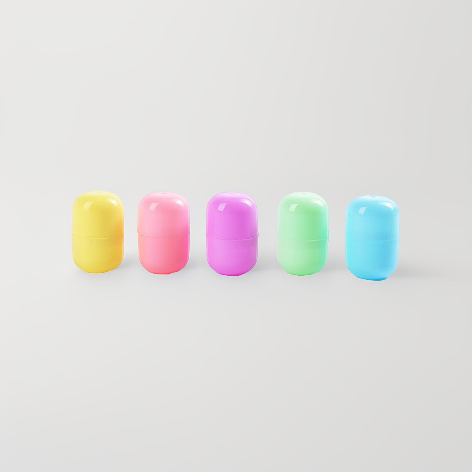 Новая капсула Гашапон оболочка 4.7X3.2см Игровая консоль таблетка Гашапон игрушка ПП пластик овальная таблетка оболочка