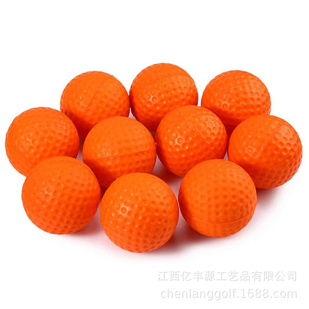 Golf Sponge Ball Teaching Indoor Practice Pu Elastic Practice Ball Kidsren's Toys Multi-Color Soft Ball Pet Ball
