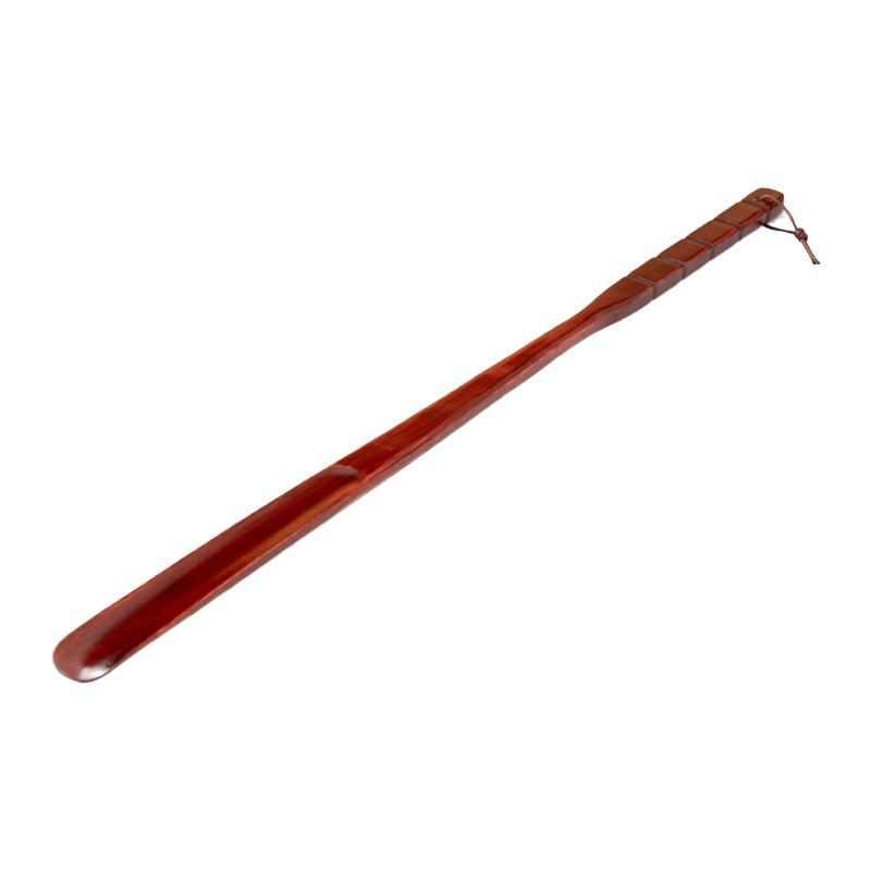 Solid wood long handle shoehorn household lengthening elderly pregnant women do not bend over to lift shoes light luxury shoepick manufacturers wholesale