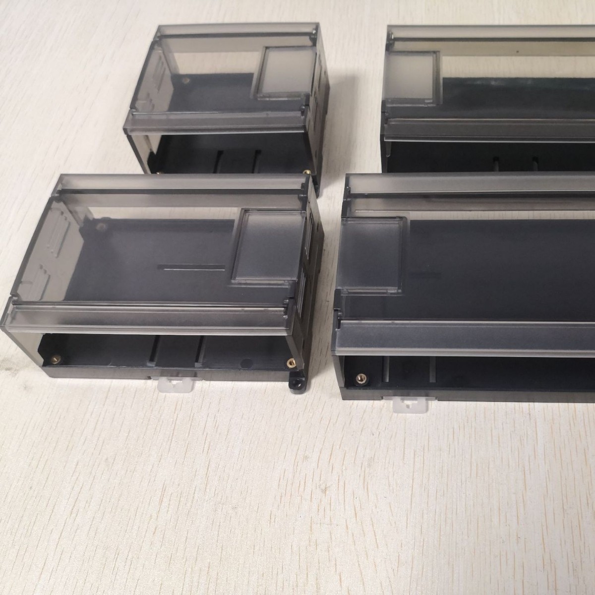 Tianli 2022 New Transparent Industrial Control Box 150*90*52 Domestic Panel Plc Shell Instrument Guide Rail Shell