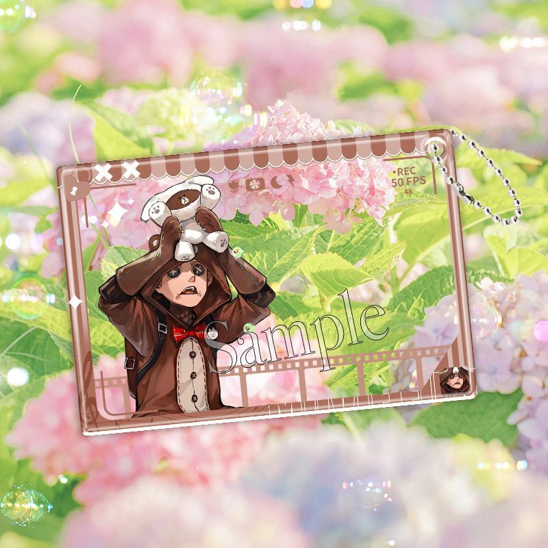 The Fifth Personality Brown Bear Linkage Mercenary Insect Scholar Mechanic Fire Investigation Acrylic Transparent Card Millet Photo Card