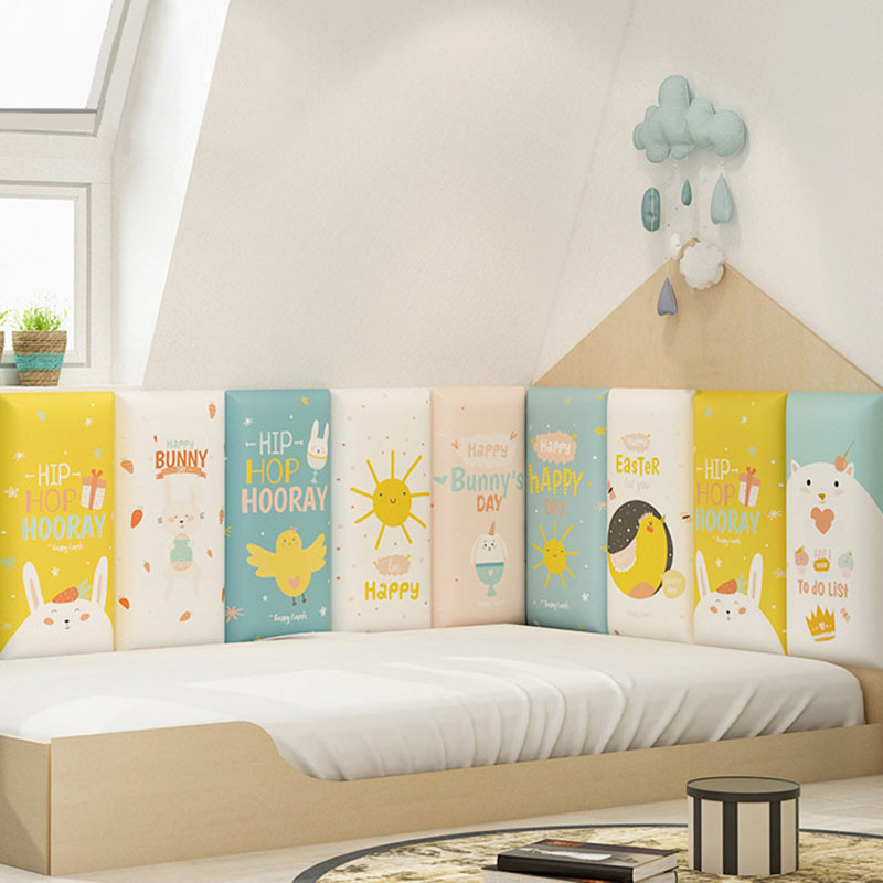 Children's room cartoon tatami headboard soft bag bedroom living room anti-collision Wall Wall Wall stickers decorative background wall self-adhesive