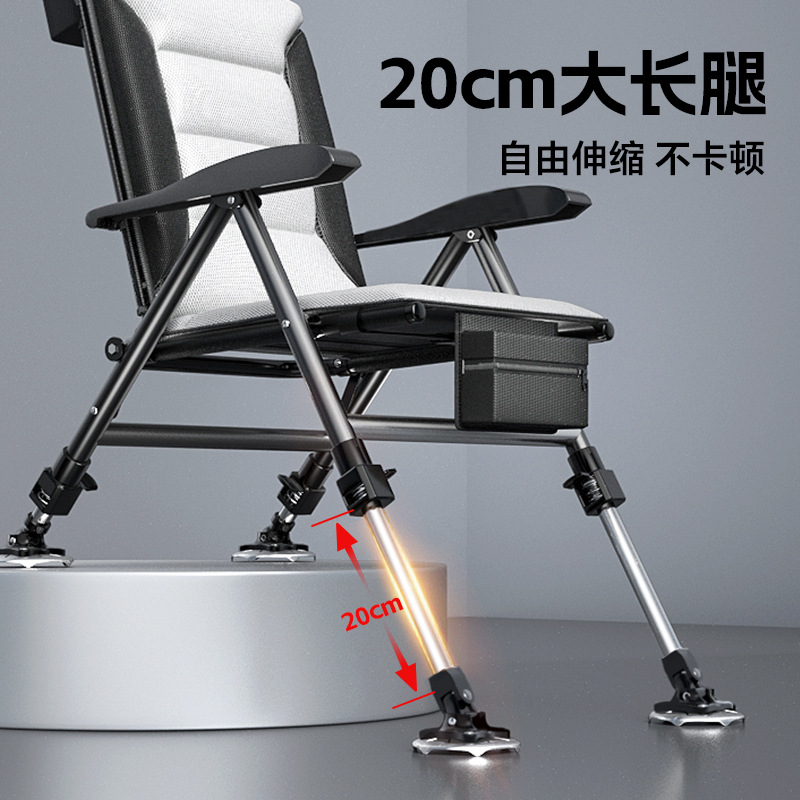 Fishing Chair Reclining Liftable European Style Fishing Chair Folding Chair Multifunctional Fishing Chair Fishing Stool Factory Wholesale