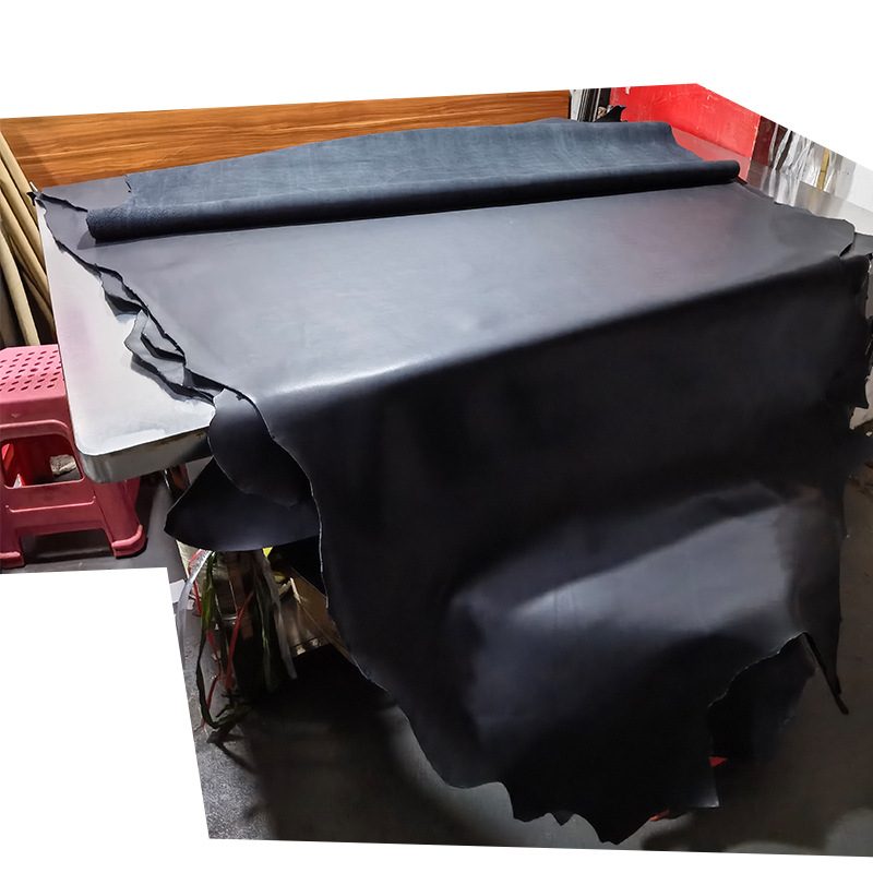 Factory spot two-layer cow leather 989 grain large leather 989 Nappa two-layer wet film cowhide South Africa nappa leather